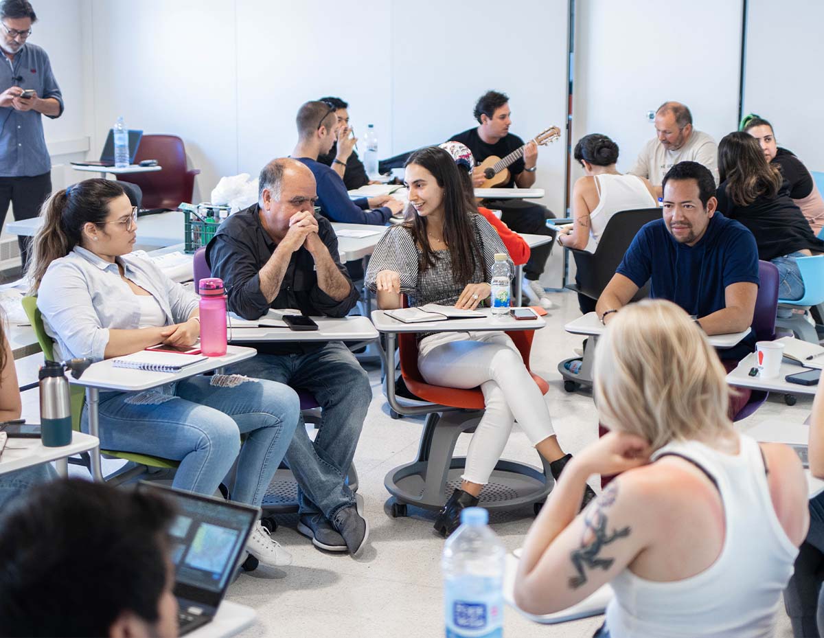 Una de las 4 aulas dinámicas del Culinary Institute of Barcelona