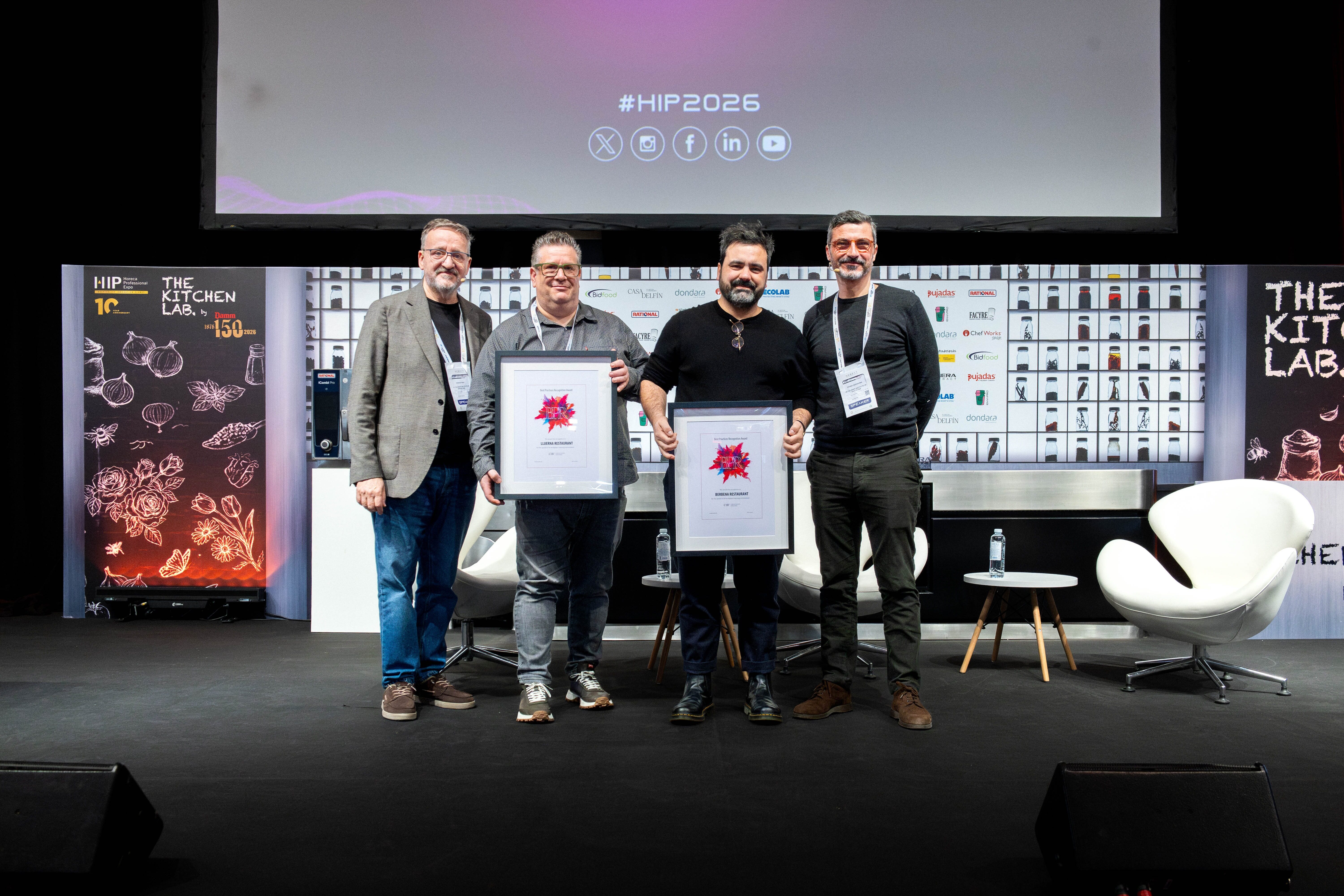 Fondo de la ceremonia de entrega del BPR Award